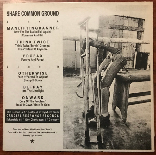 Various : Share Common Ground (LP, Comp)