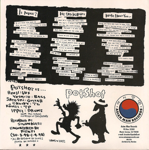 Potshot : Stay Natural... (7")